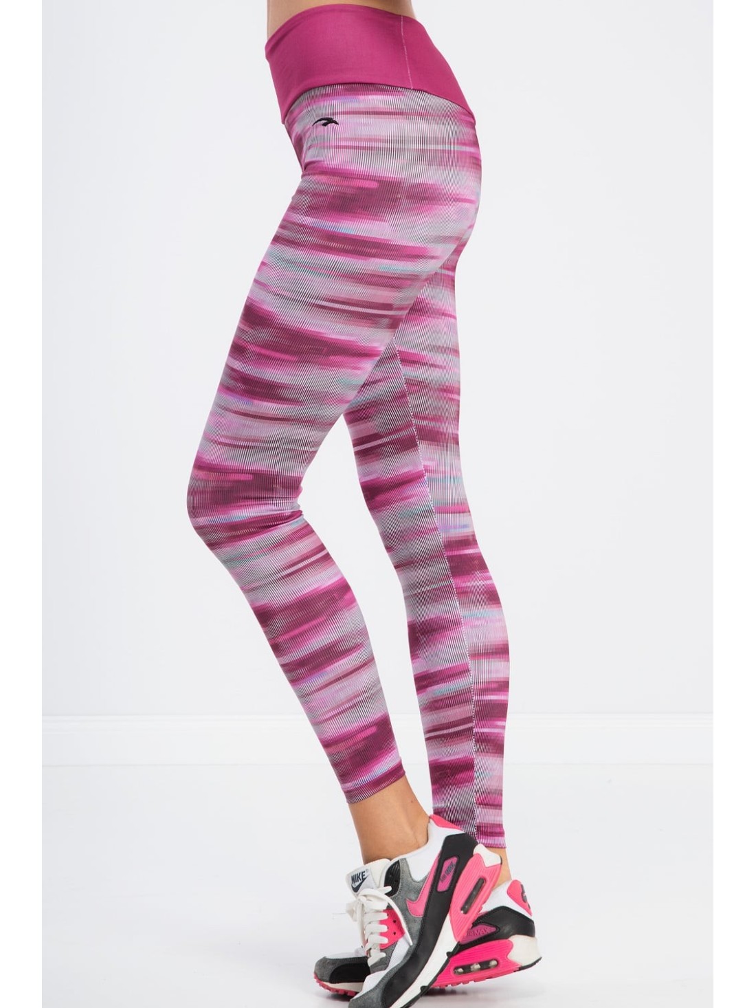 Amaranth gemusterte Leggings H001 - Online-Shop - Boutique